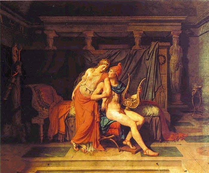 Jacques-Louis David Paris and Helen china oil painting image